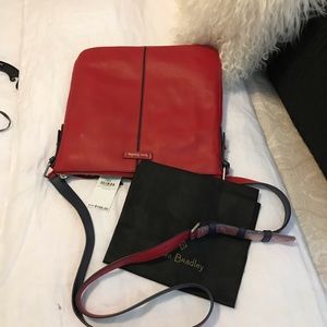 Vera Bradley Red leather crossbody bag